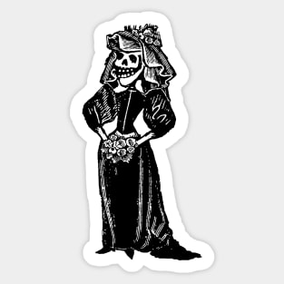 Skeleton Bride Sticker